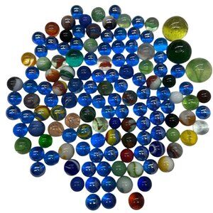 Glass Marbles - Lot of 135